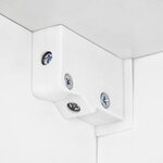 vidaXL Ensemble Meuble mural TV 5 Pièces lumières LED Haute Brillance