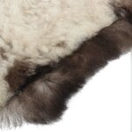vidaXL Peau de mouton Couleur mélangée 70x100 cm