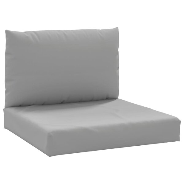 vidaXL Coussins de palette lot de 2 gris tissu oxford