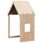 vidaXL Lit superposé avec toit 80x200 cm bois de pin massif