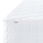 vidaXL Matelas à ressorts ensachés dureté moyenne 160x200 cm