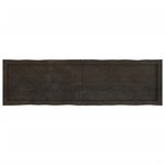 vidaXL Dessus de table bois massif traité bordure assortie
