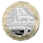 Pièce de monnaie 5 euro Italie 2020 BE – Eduardo de Filippo