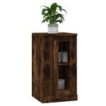 vidaXL Buffet chêne fumé 37 5x35 5x67 5 cm bois d'ingénierie