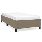 vidaXL Cadre de lit Taupe 80 x 200 cm Tissu