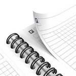 NOTEBOOK B5 Spiralé couverture rigide160P 80G Q5/5 gris OXFORD