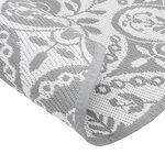 vidaXL Tapis d'extérieur gris clair Ø160 cm PP