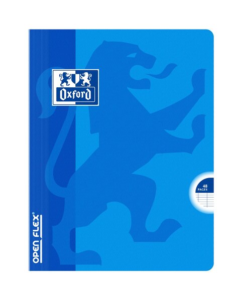 Cahier Polypro OPENFLEX Piqué 17 x 22 cm 48 Pages 90g Séyès Coloris Aléatoire OXFORD