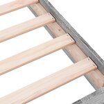 vidaXL Cadre de lit sonoma gris 100x200 cm bois d'ingénierie