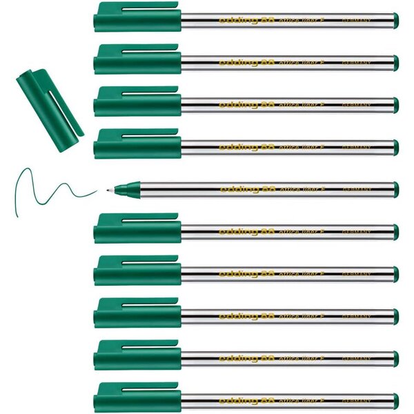 Feutre fin 88 vert 0 6 mm x 10 EDDING