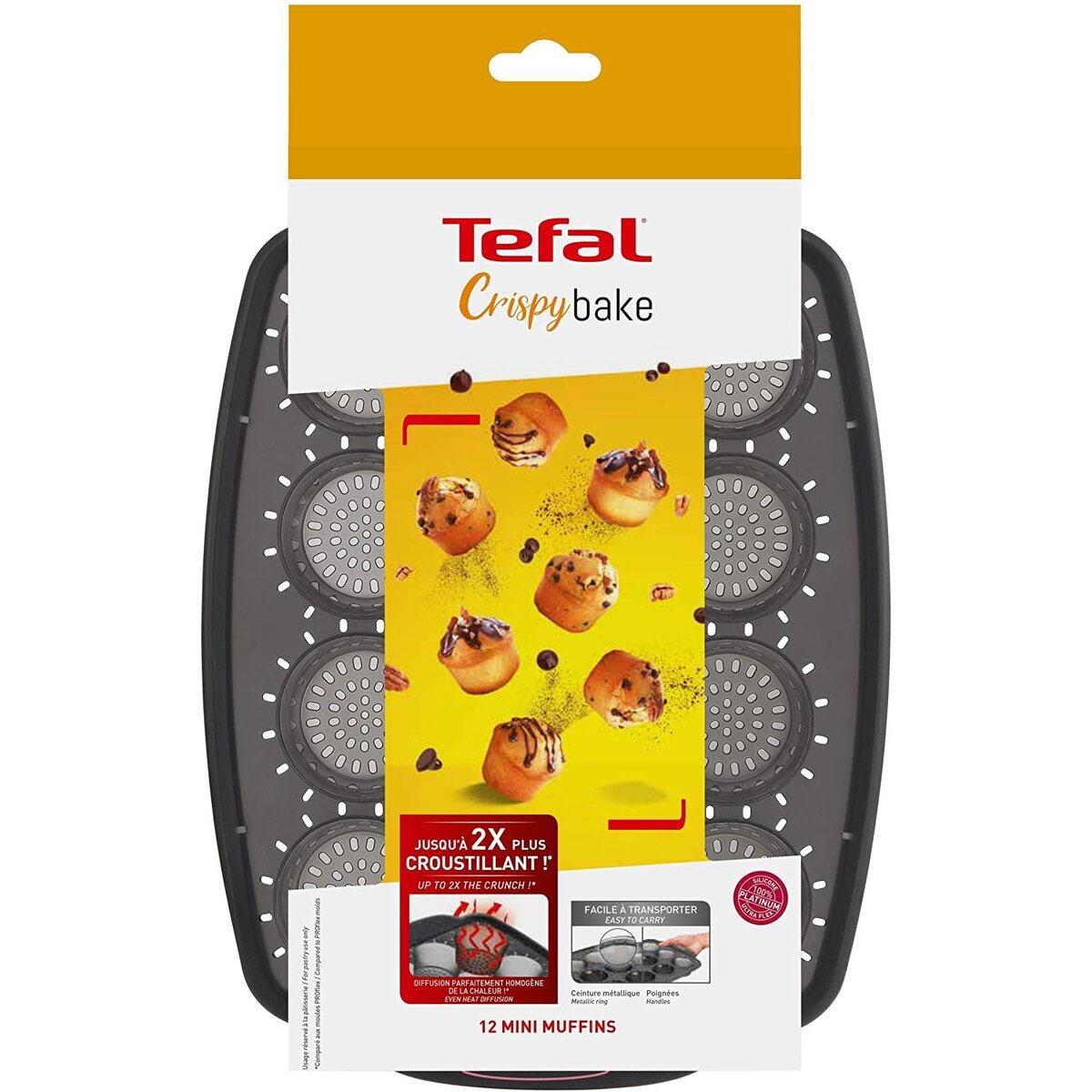 Moule Silicone 6 Muffins Tefal