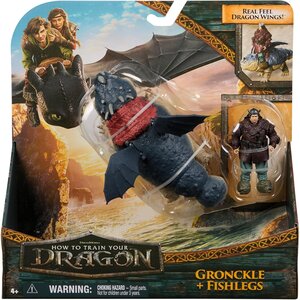 Spin Master 6074006 - How to train your dragon - Figurine Viking Varek & Gronk