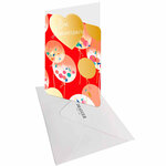 Carte de Vœux Thème Anniversaire Party Time - Plusieurs Styles - Bon Anniversaire - Rouge - Draeger