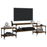 vidaXL Meuble TV chêne marron 197x35x52 cm bois d'ingénierie