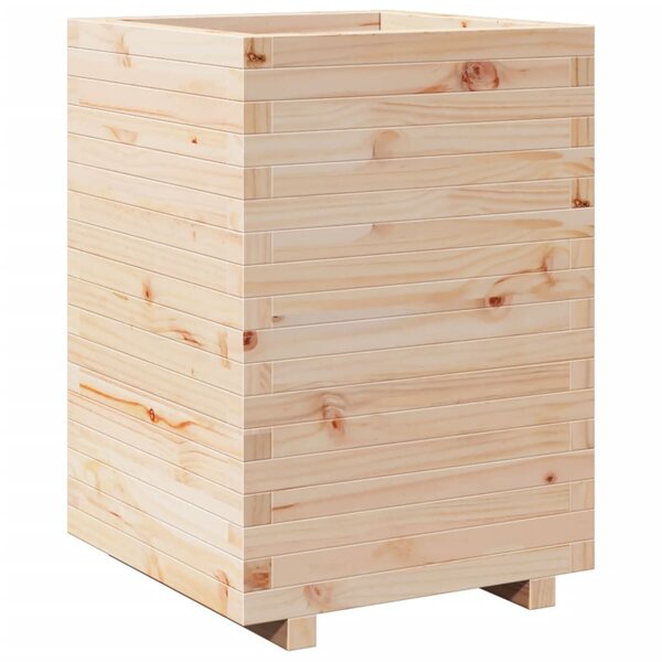vidaXL Jardinière 50x50x72 5 cm bois de pin massif