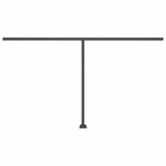 vidaXL Auvent automatique sur pied 400x350 cm Crème