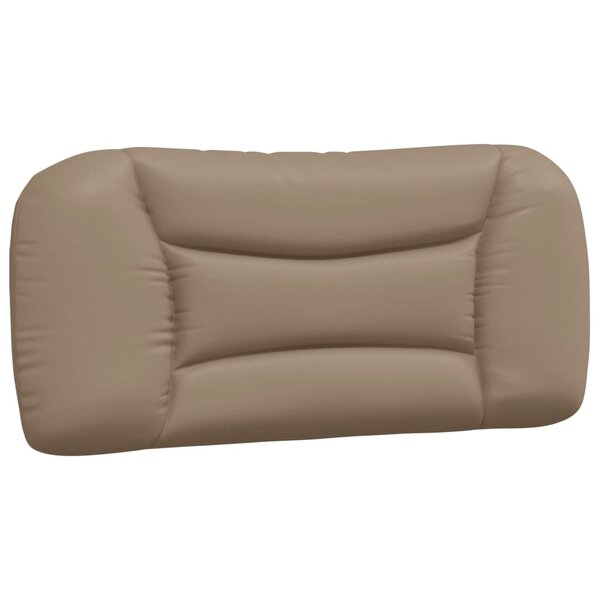 vidaXL Coussin de tête de lit cappuccino 80 cm similicuir