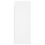 vidaXL Armoires murales 2 Pièces blanc bois d'ingénierie