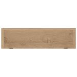 vidaXL Étagères murales 2 Pièces 90x15x4 cm bois de teck massif