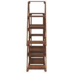 vidaXL Support à fleurs 110x25x105 cm bois massif de sapin