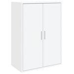 vidaXL Buffet blanc 60x31x84 cm bois d'ingénierie