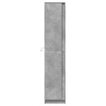 vidaXL Buffet haut LED gris béton 41 5x32 5x200 cm bois d’ingénierie