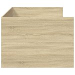 vidaXL Lit de jour avec tiroirs sans matelas chêne sonoma 90x190 cm