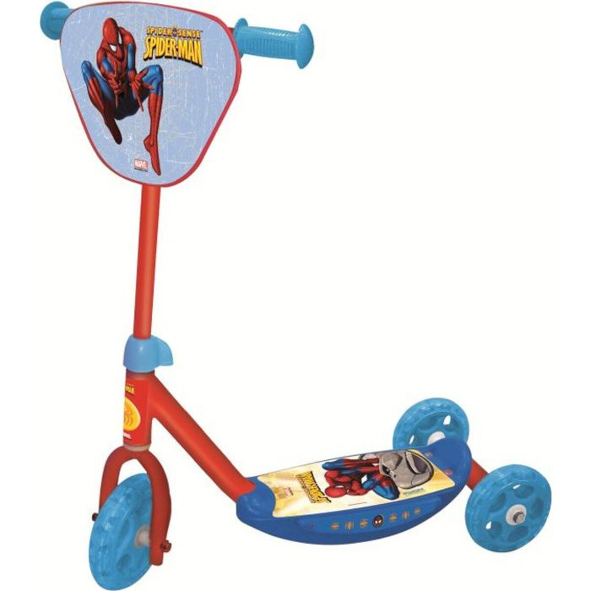 Mondo Toys - Scooter SPIDERMAN - Trottinette 2 roues pliable en