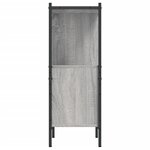 vidaXL Bibliothèque sonoma gris 72x28x77 5 cm bois d'ingénierie