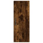 vidaXL Armoire murale chêne fumé 34 5x34x90 cm bois d'ingénierie