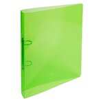 Classeur 2 Anneaux 30 Mm Polypropylène Crystal - A4 Maxi - Couleurs Assorties - X 20 - Exacompta