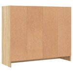 vidaXL Buffet chêne sonoma 91x28x75 cm bois d'ingénierie