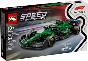 LEGO Speed Champions - Modèle F1 Aston Martin Aramco AMR24 - 77245 pour les Passionnés de Courses