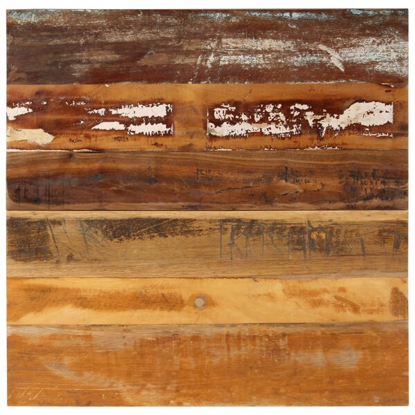 vidaXL Dessus de table carré 70x70 cm 15-16 mm Bois de récupération