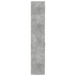 vidaXL Armoire de rangement mince gris béton 30x42 5x225 cm