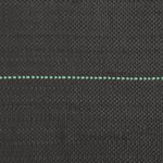 vidaXL Membrane anti-mauvaises herbes noir 1x100 m PP