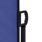 vidaXL Auvent latéral rétractable bleu 160x1200 cm
