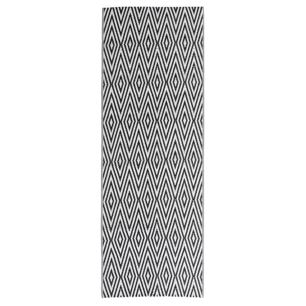 vidaXL Tapis d'extérieur Noir 80x250 cm PP