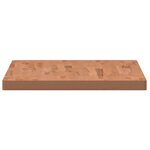 vidaXL Dessus de table 100x60x4 cm rectangulaire bois massif de hêtre