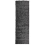 vidaXL Tapis shaggy PAMPLONA poils longs moderne anthracite 80x250 cm