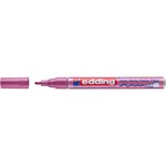 Marqueur Peinture Brillante 751 Rose Métallisé Pointe Fine 1-2 mm x 10 EDDING