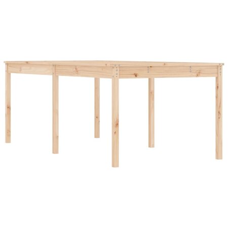 vidaXL Table de jardin 203 5x100x76 cm bois massif de pin