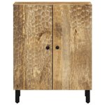 vidaXL Armoire latérale 60x33x75 cm bois massif de manguier