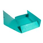 Chemise 3 rabats élastiques Max Capacité IDERAMA Carte pelliculée 425g Vert x 25 EXACOMPTA