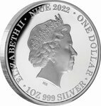 Pièce de monnaie en argent 1 dollar g 31.1 (1 oz) millésime 2022 platypus australian platypus