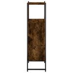 vidaXL Armoire de salle de bain chêne fumé 33x33x120 5 cm
