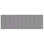 vidaXL Coussin de chaise longue gris 186x58x4 cm tissu oxford