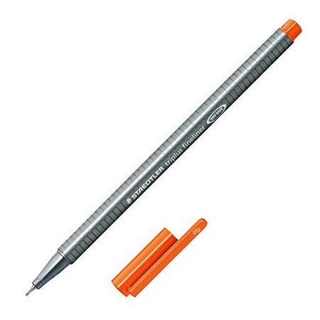 Feutre Fineliner triplus tracé: 0,3 mm Orange STAEDTLER