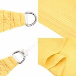 vidaXL Voile d'ombrage 160 g/m² Beige 2 5x3 m PEHD