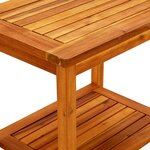 vidaXL Table basse 50x35x45 cm Bois d'acacia solide